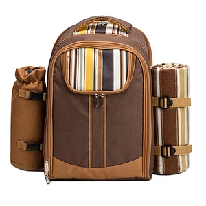 Custom logo Waterproof Picnic Backpacks Bags Insulated Wine bag Big Capacity Ice Thermal Insulated Wine Bottle Cooler Bags