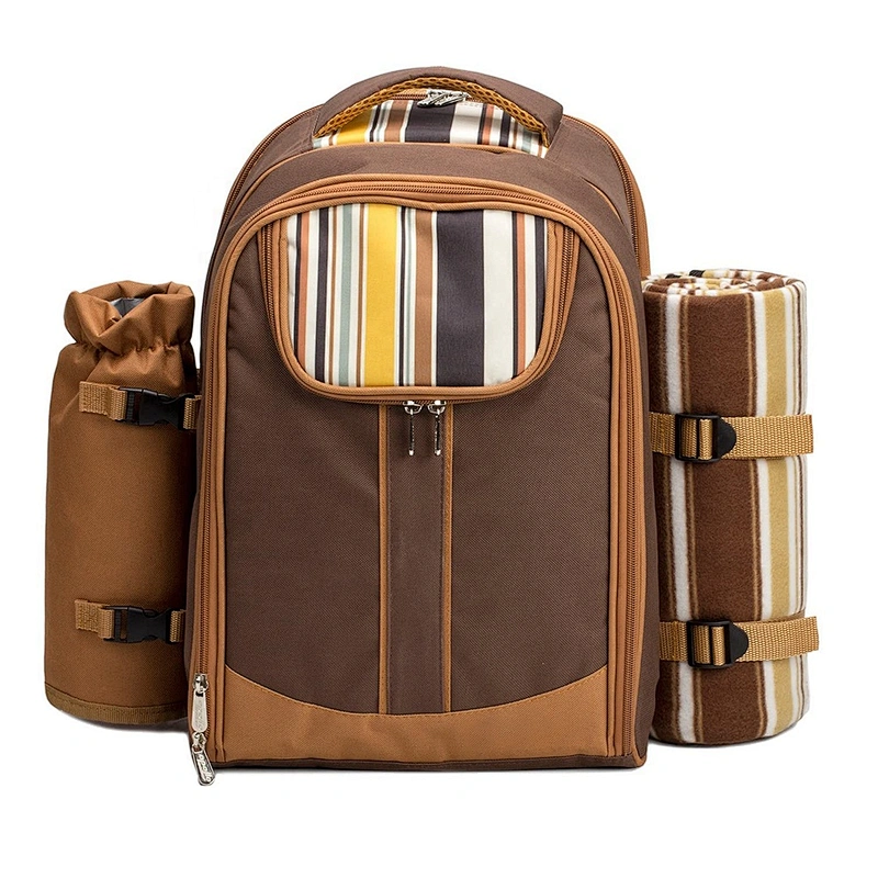 Custom logo Waterproof Picnic Backpacks Bags Insulated Wine bag Big Capacity Ice Thermal Insulated Wine Bottle Cooler Bags