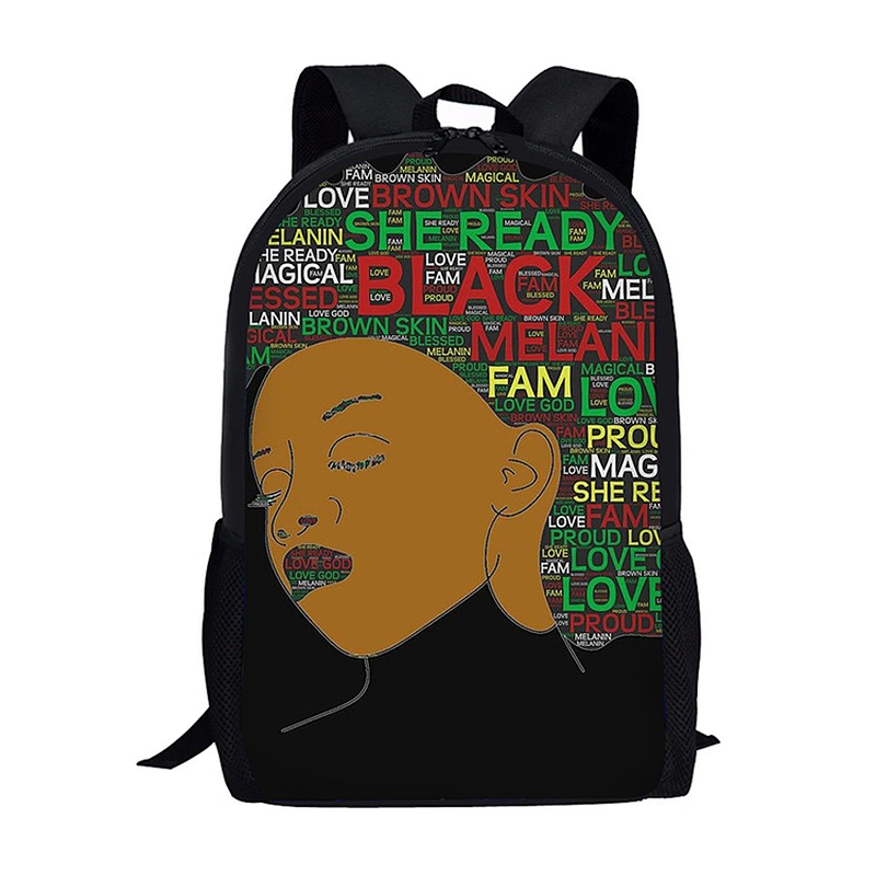 Creative Backpacks for African girls in primary School Full African Tiger Custom Print Backpack