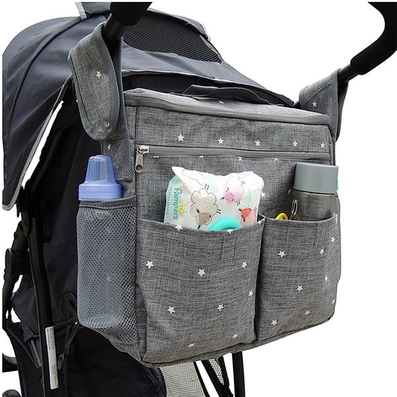 High Quality Trolley Deluxe buggy Bag  organizer  maternity mummy Baby Diaper Storage Stroller buckle Organizer shoulder Bag