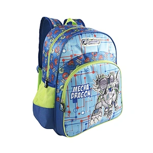 Manufacturer High quality waterproof mochilas cartoon robot children kid backpack school bags kids student bookbags
