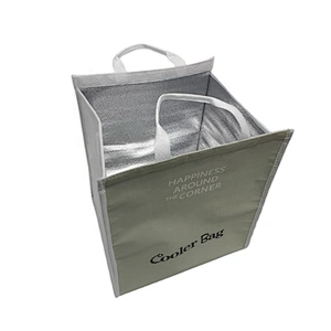 Cheap Cooler Bag for cake delivery Logo Size Custom 6/8/10/12 Inch food delivery Insulation Bag Aluminum Foil Seafood Takeaway