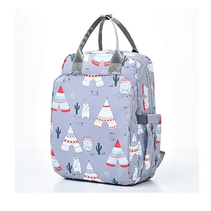 decorative luxury mom bag eco friendly tote maternity changing bag travel mummy backpack diapers baby bag