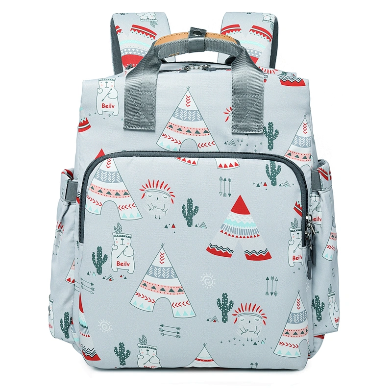 multifunctional  large capacity Lequeen maternity mummy nappy bag travel backpack baby diaper bag with strap for outdoor travel
