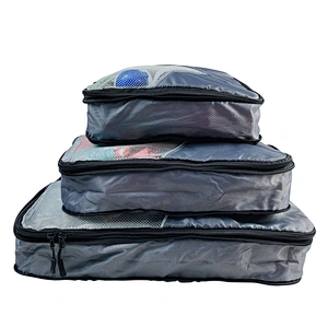 OEM/ODM Fashion Customized Logo Style with custom printed logo Luggage Organizer Packing Cubes Travel Compression Packing Cube