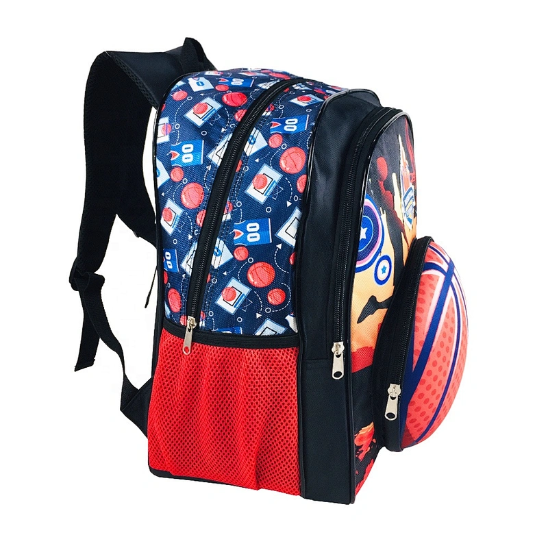 Wholesale OEM cute Football 3D EVA  backpack cartoon Kids school bags for boy student