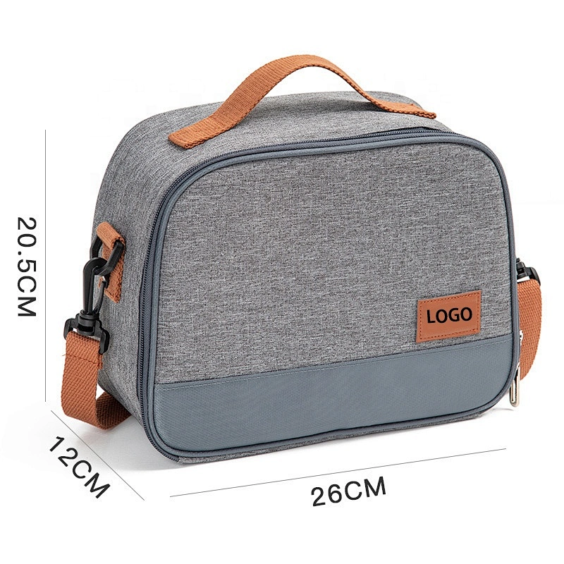Custom logo Leakproof Soft Kids Woman Insulated thermal Lunch Tote Bag Box Insulated Cooler Lunch Bag for School and Office