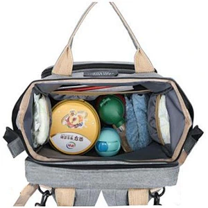 2020 Hot-selling New Portable Folding Baby Bed Mummy Bag Large Capacity Multifunctional Diaper Bag