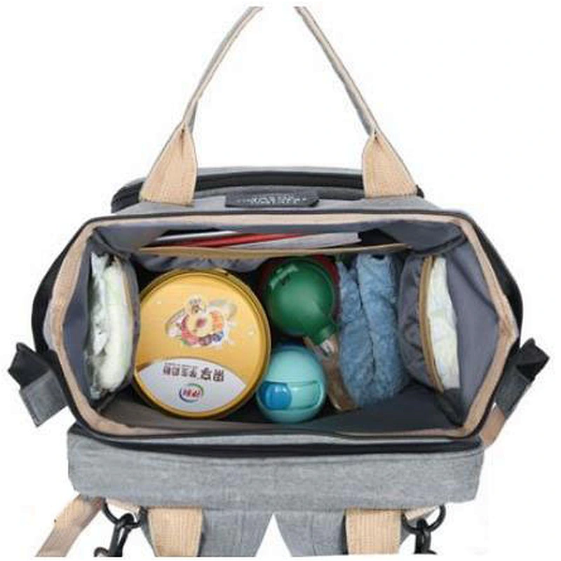 2020 Hot-selling New Portable Folding Baby Bed Mummy Bag Large Capacity Multifunctional Diaper Bag