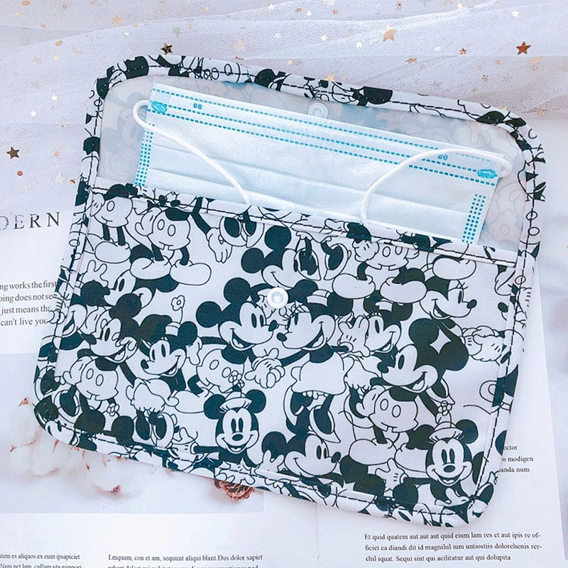 Face Masking Storage Bag Masking Temporary Clip Security Masking Case Holder Bags Cute cartoon