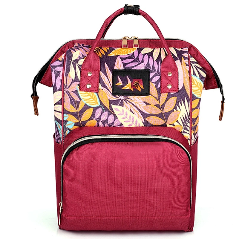 FREE SAMPLE linfant factory mommy mochila panalera mummy baby diaper wet waterproof backpack reusable diaper bag for mothers
