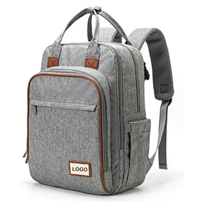 Fashionable multifunctional hanging nappy baby stroller bag mummy backpack diaper bag for travel baby bags for mothers