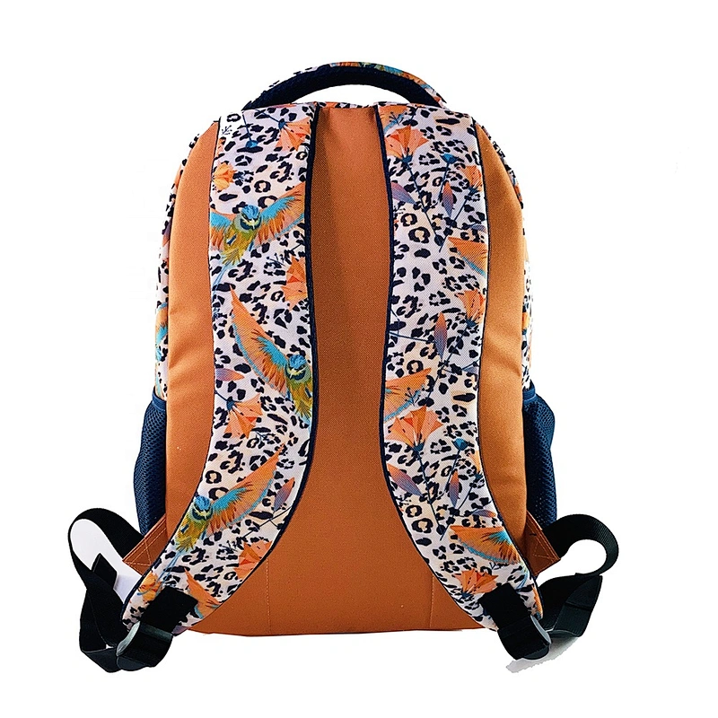 Leopard print High class student mochila school backpacks nice fashionable teens school bags for teenagers  girls children
