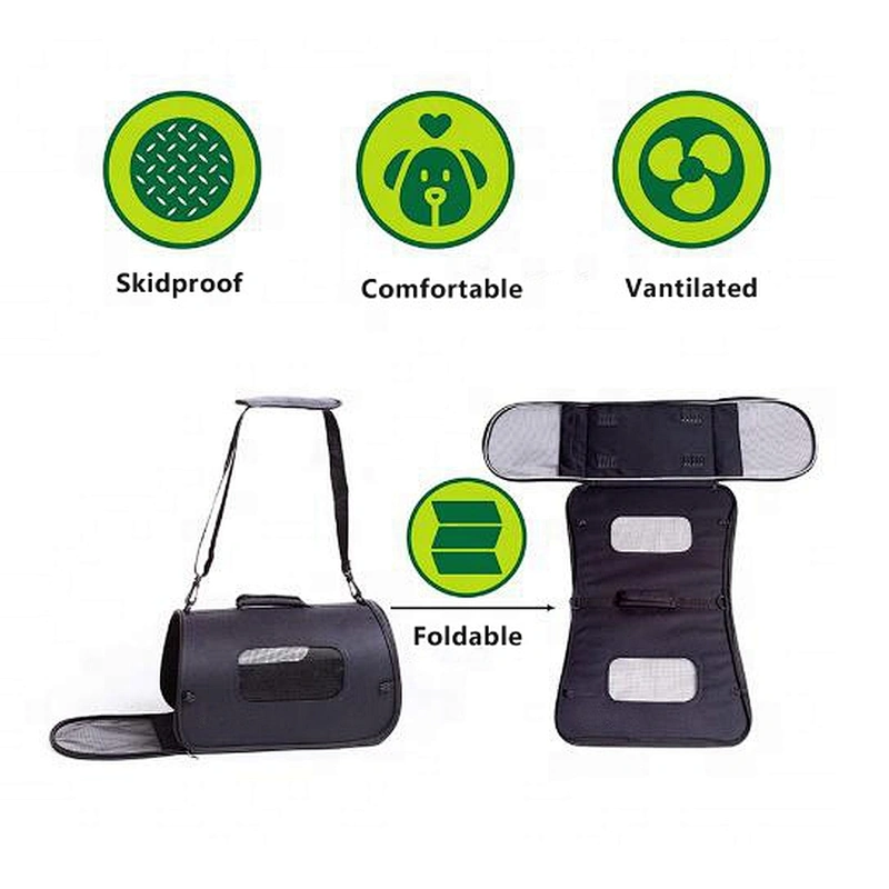 Creative folding Breathable ventilated Capsule Traveler Airline Approved for Cats and Dogs Pet Carrier