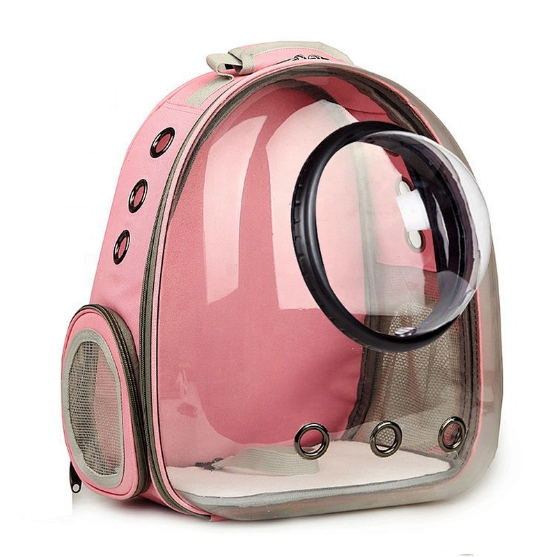 Fashion Breathable  Transparent Durable Airline Pet Carrier Cat Carrier Backpack Two Side Ventilation Holes Bag Pet Carrier