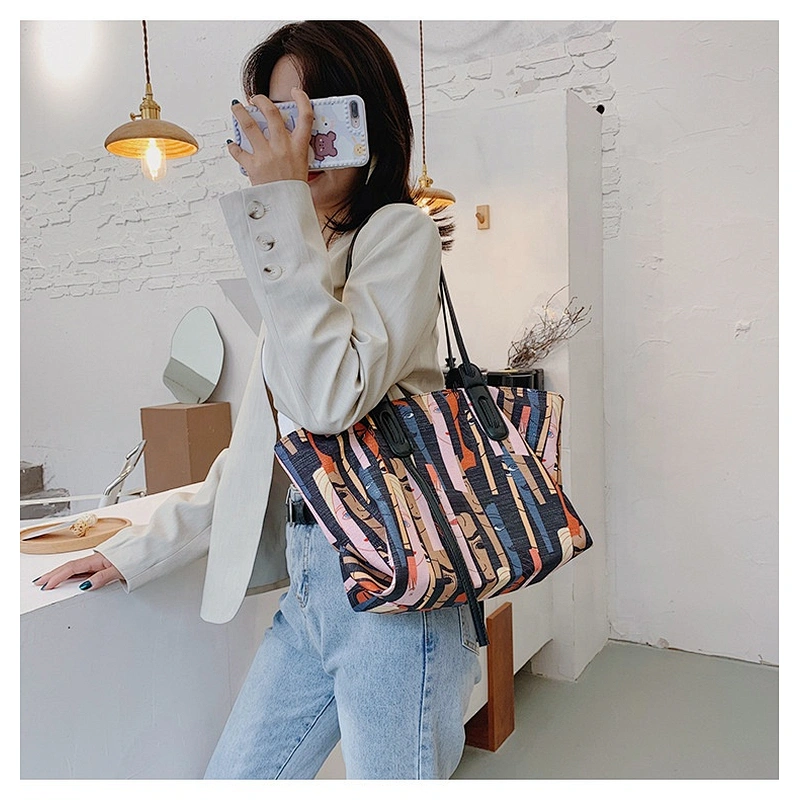 New design Oxford shoulder bag large capacity for women's fashion bucket bag handbag