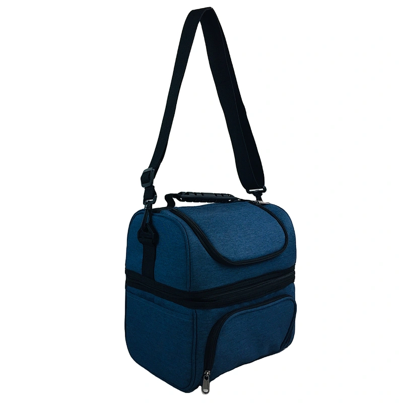 Compartment Picnic Leakproof Cooler Polyester Bag Soft Leakproof Medium Lunch Bag sac isotherme for Women and men