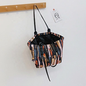 New design Oxford shoulder bag large capacity for women's fashion bucket bag handbag