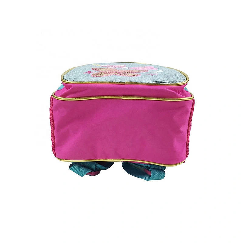 2020 New design Wholesale customized Fashionable primary student small  girls school bag girl shiny sequin bags for kids school