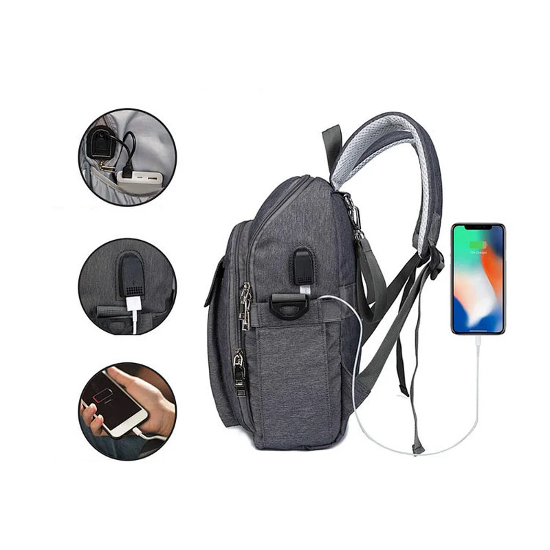 New fashion multifunctional backpack mummy diaper bag baby nappy bag backpack