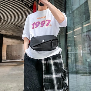 Custom Logo Fashion Unisex Men Women Cross Body Sport Waist Fanny Pack Belt Shoulder Crossbody Chest Zip Lock Bag