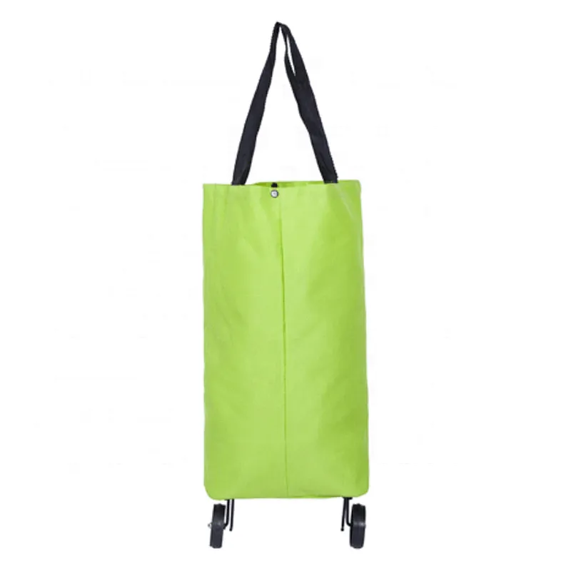 Eco-Friendly Reusable Shopping Trolley Bag Collapsible Wheeled Shopping Trolley foldable Tote bag customized Easy portable