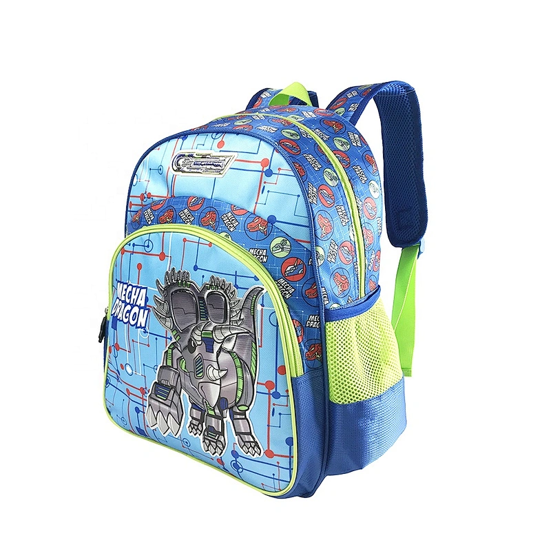 Manufacturer High quality waterproof mochilas cartoon robot children kid backpack school bags kids student bookbags