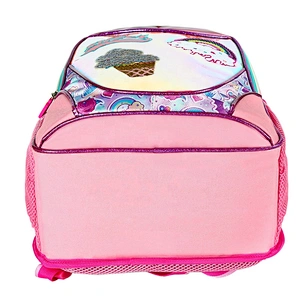 New design high quality pink backpack school bags girls  student bag backpack with Sequin, Embroidery and fantasy fabric