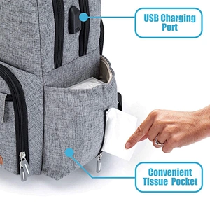 2020 Hot Selling Simple Business Super Daddy Bag Multifunctional Large Capacity Mother Backpack