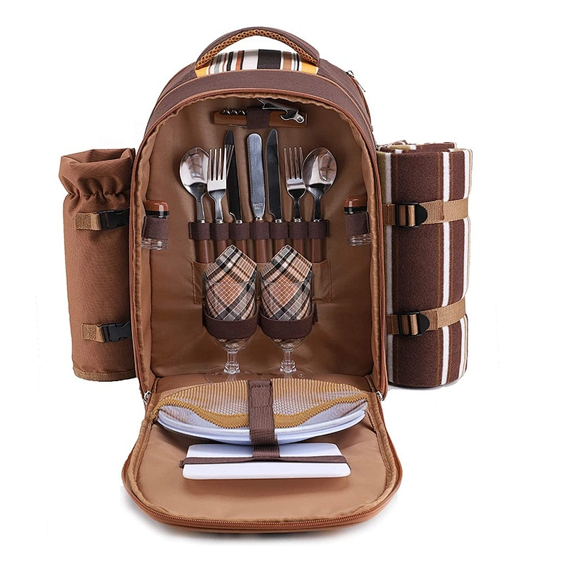 Custom logo Waterproof Picnic Backpacks Bags Insulated Wine bag Big Capacity Ice Thermal Insulated Wine Bottle Cooler Bags