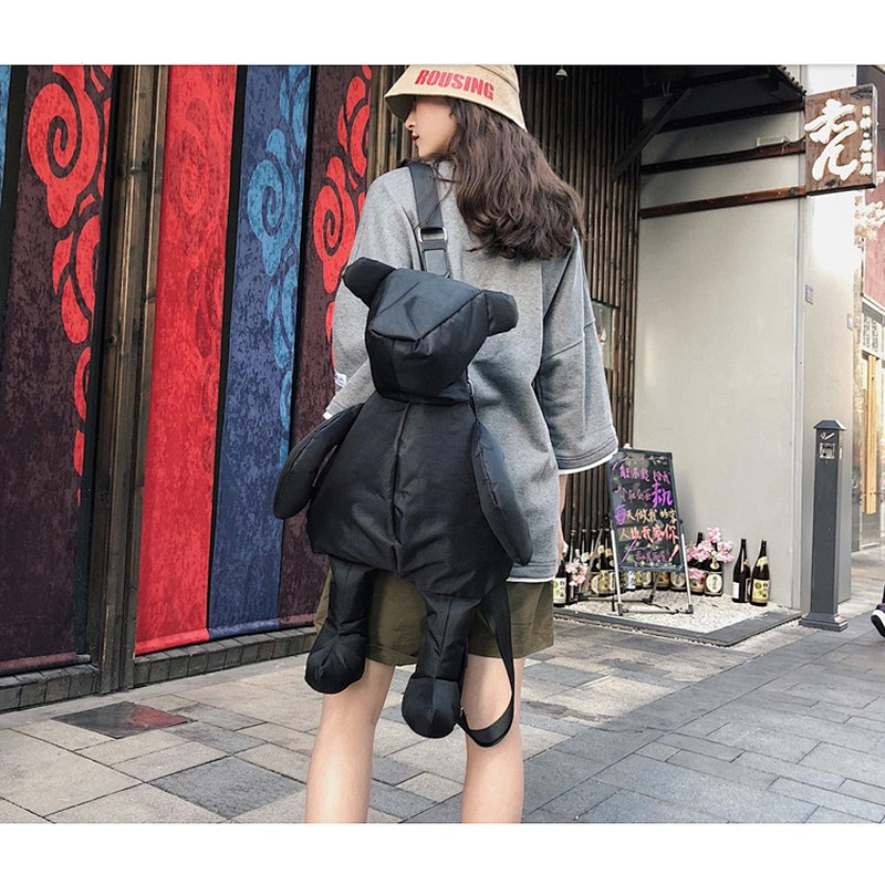Cute Fashion Custom Backpack Creative personality college men harbor style Ins fashion trend