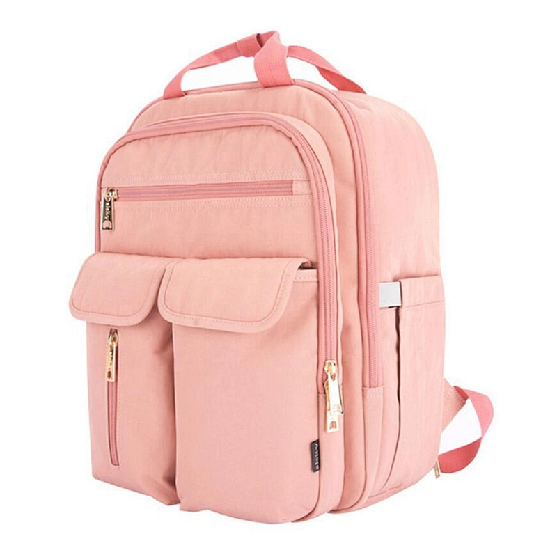 OEM Middle size Colorful diaper backpack New Design Mummy Baby Diaper Tote Bag Nappy Bag Backpack