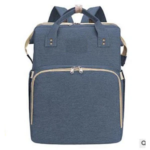 2020 New Customized Portable Folding Multifunctional Mummy Bag Large Capacity Outing Burden-Reducing Diaper Bag Backpack