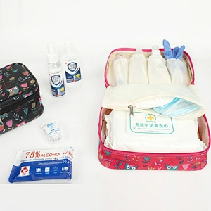 Portable Pattern Masking Storage bag Disposable Masking child Storage bag Container Case Dust-proof Storage Organizer