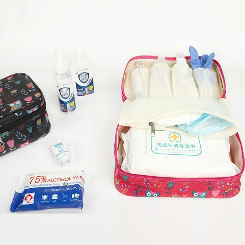 Portable Pattern Masking Storage bag Disposable Masking child Storage bag Container Case Dust-proof Storage Organizer