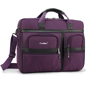 Amazon hot sale 15.6-Inch PU leather Shoulder Bag Carrying Case Accessory storage pockets Laptop Bags For Computer and Tablet