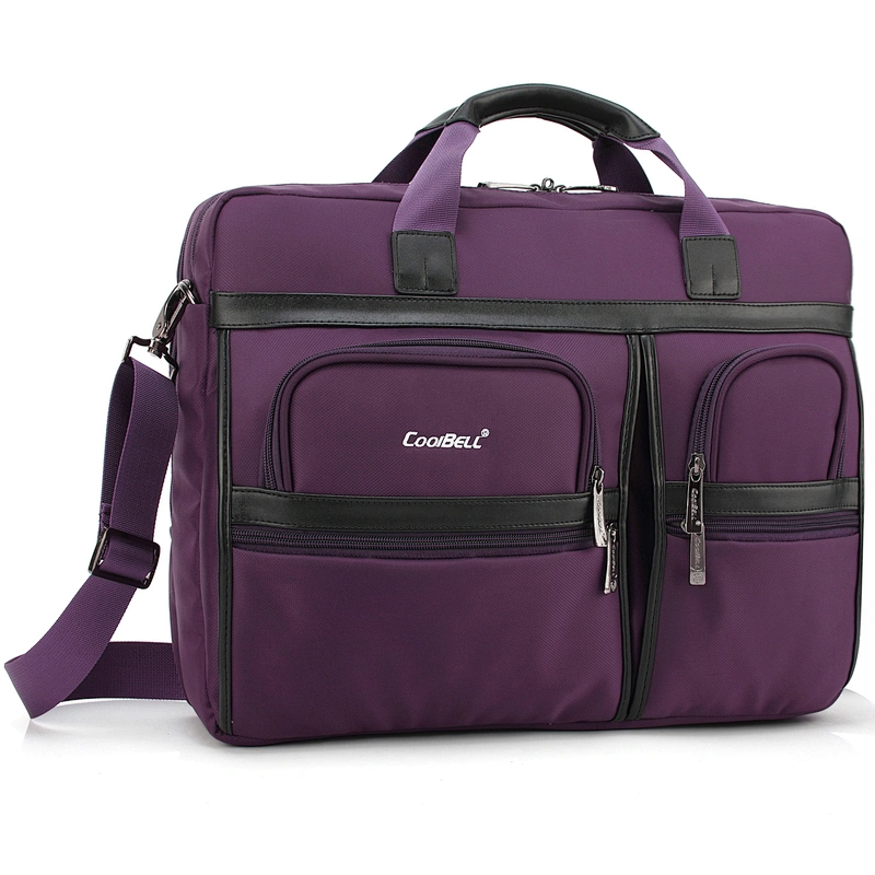 Amazon hot sale 15.6-Inch PU leather Shoulder Bag Carrying Case Accessory storage pockets Laptop Bags For Computer and Tablet