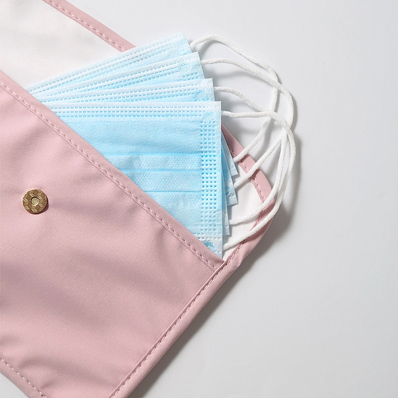 Outdoor portable reusable zipper health medical bag hand sanitizer alcohol face Masking storage bag
