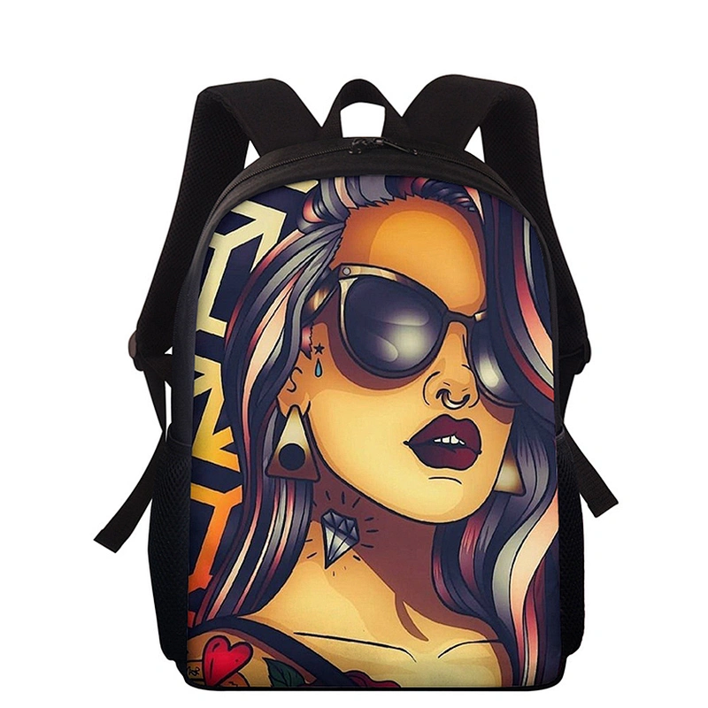 customize  new style African girls create backpacks for children