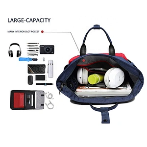 Customization Men and women backpack canvas fashion student school bag 14 inch computer bag backpack travel backpack