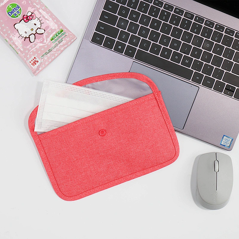 Wholesale Portable Transparent Dust Proof Face Masking Storage Bag Case Portable contracted