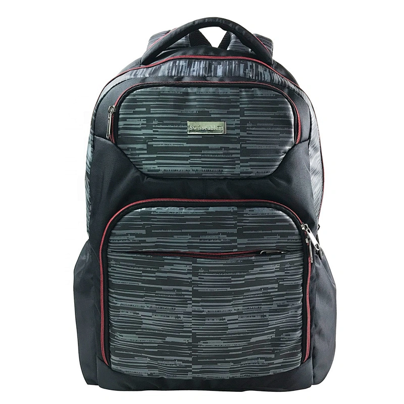 Grey and Black backpack large capacity waterproof business backpack bookbag laptop bag backpack for travel business