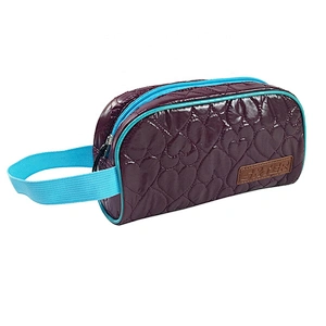 New material  quilted  Pencil Case School Supplier Cute Pencil Bag Student CustomizedPencil Case