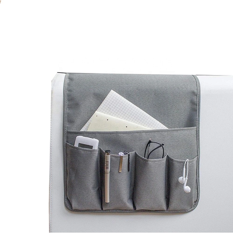 2020 electric wires felt multifunction Multi pockets sofa storage bag organizer container hanging bag storage bedside organizer