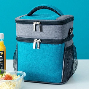 Custom Outdoor Large capacity Waterproof Picnic Insulated Lunch Cooler Bag Portable Insulated Tote Bag Thermal Cooler Lunch Bag