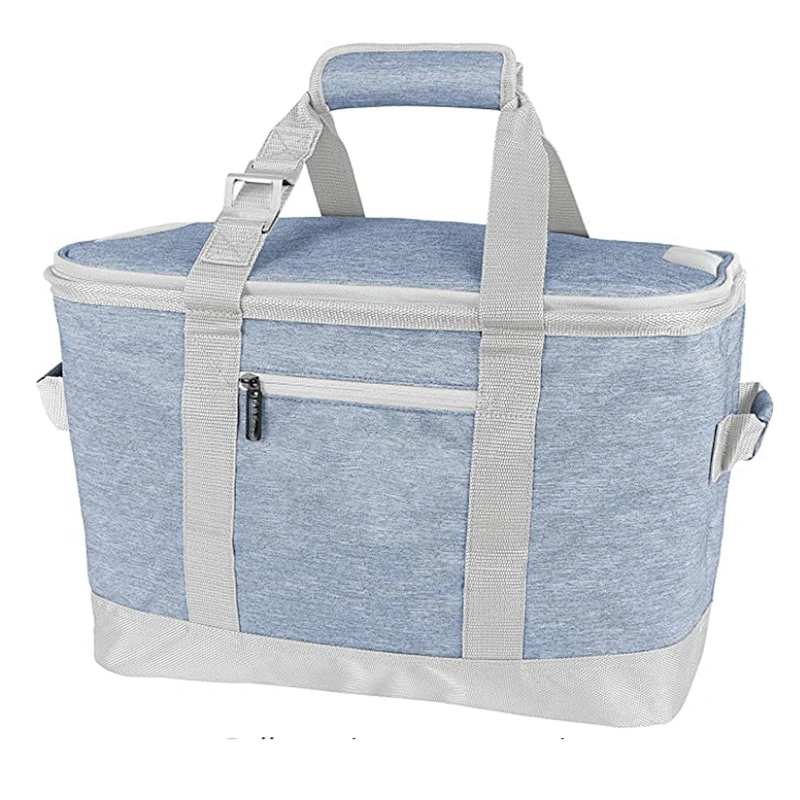 Accept customized logo and packing Custom Logo Grocery Food Aluminium Foil Thermal Insulated Delivery Lunch Cooler Bags