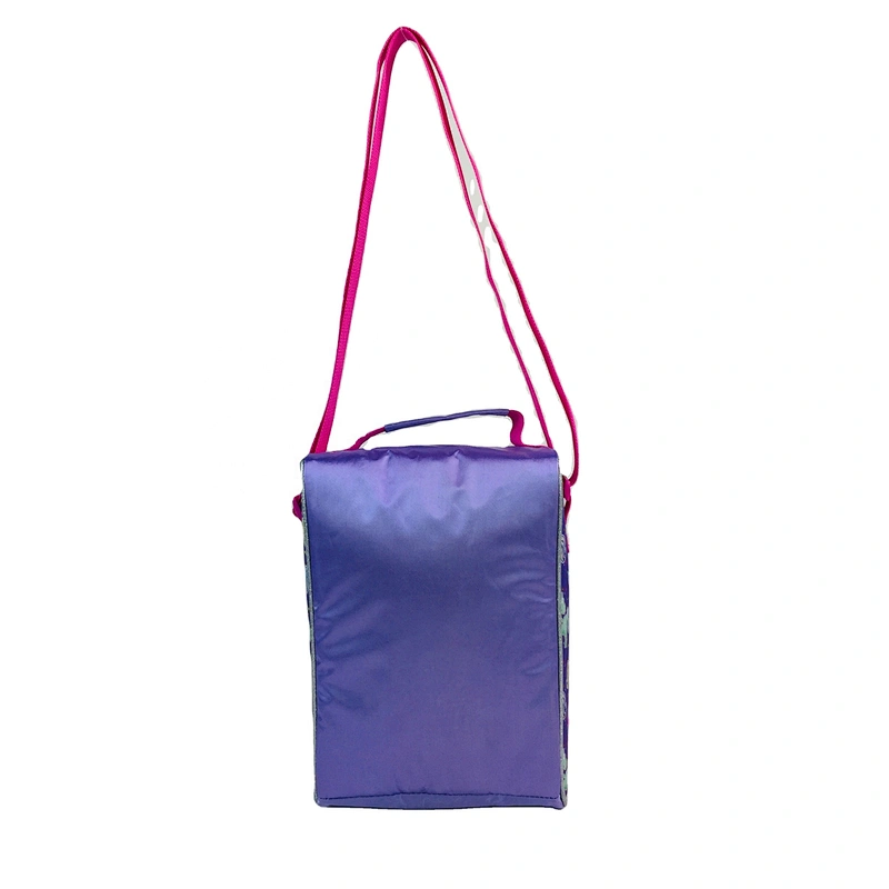 Fashion shiny holographic unicorn long hair plush material Insulated Lunch Cooler Bags Box Backpack For Kids