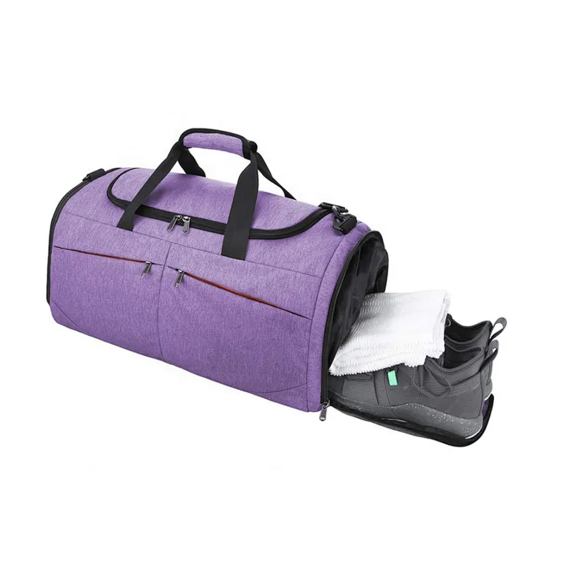 Shoe Duffle Bag Travel Waterproof Girls Gym Logo Pink Travel Waterproof Duffel Bags Foldable Customize Women's Travel Bags Women