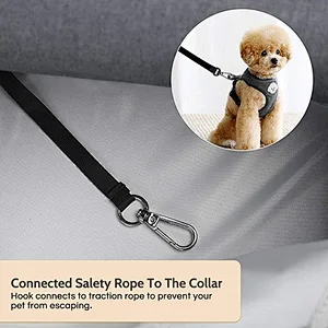 Hand-free sling for small cats and dogs for outdoor travel breathable mesh  machine washable pet backpack