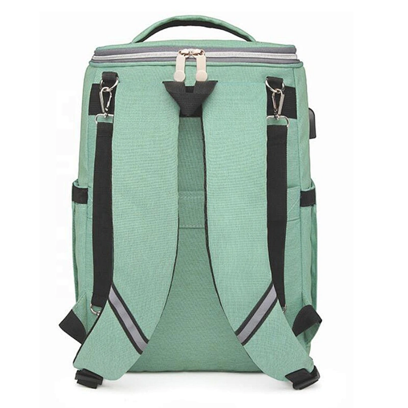 Custom Mommy maternity baby bags stroller mother care baby diaper backpack nappy changing leather diaper bag for mothers